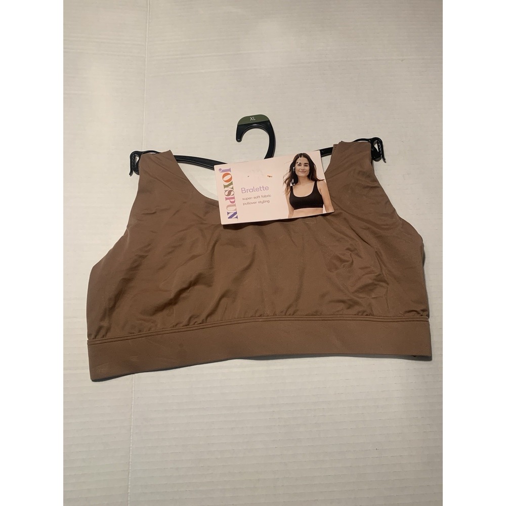 Pullover Bralette Scoop Neck No Padding Wireless Size XL
